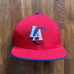 NEW ERA LOS ANGELES CLIPPERS NBA 59 FIFTY NINE FITTED HAT CAP SIZE 6 7/8